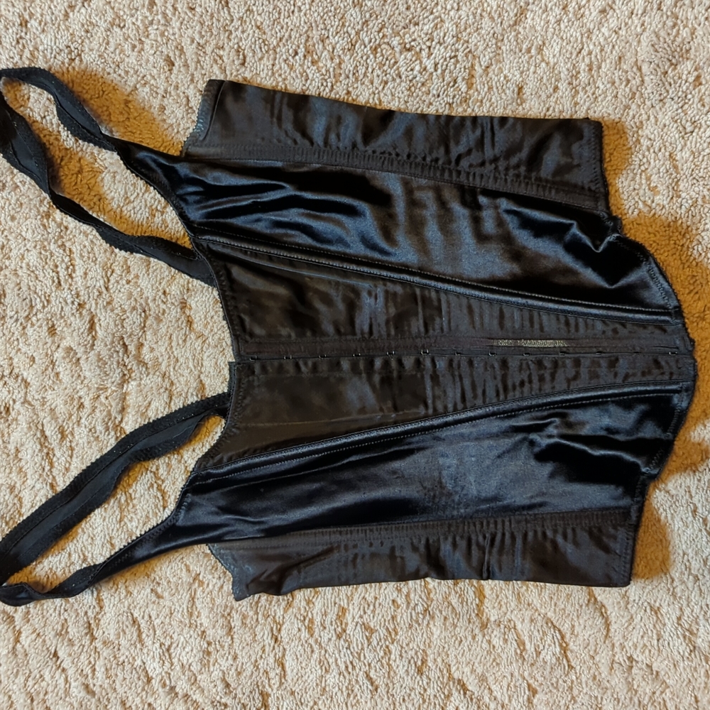 Black Corset with Boning